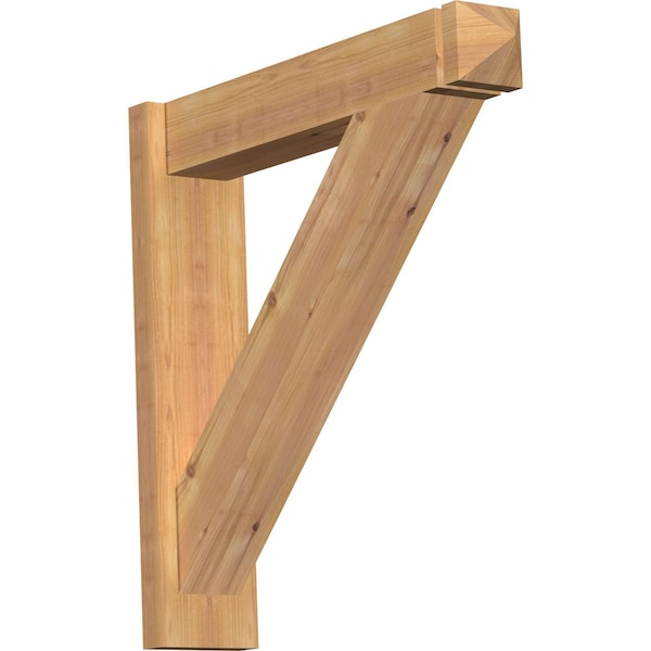 Ekena Millwork Traditional Smooth Arts and Crafts Outlooker, Western Red Cedar, 5 1/2"W x 26"D x 26"H OUT06X26X26TRA03SWR - main